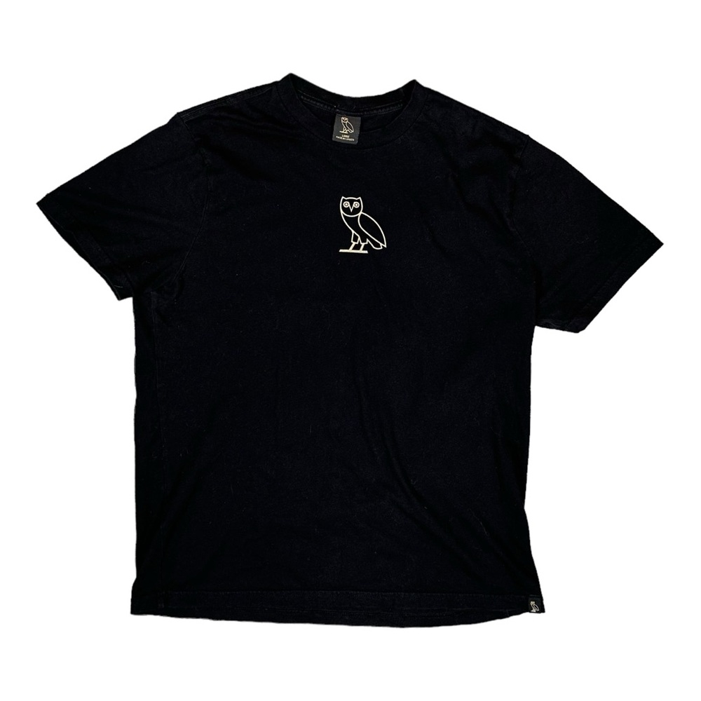 OVO Black Short Sleeve Tee Casual Cotton